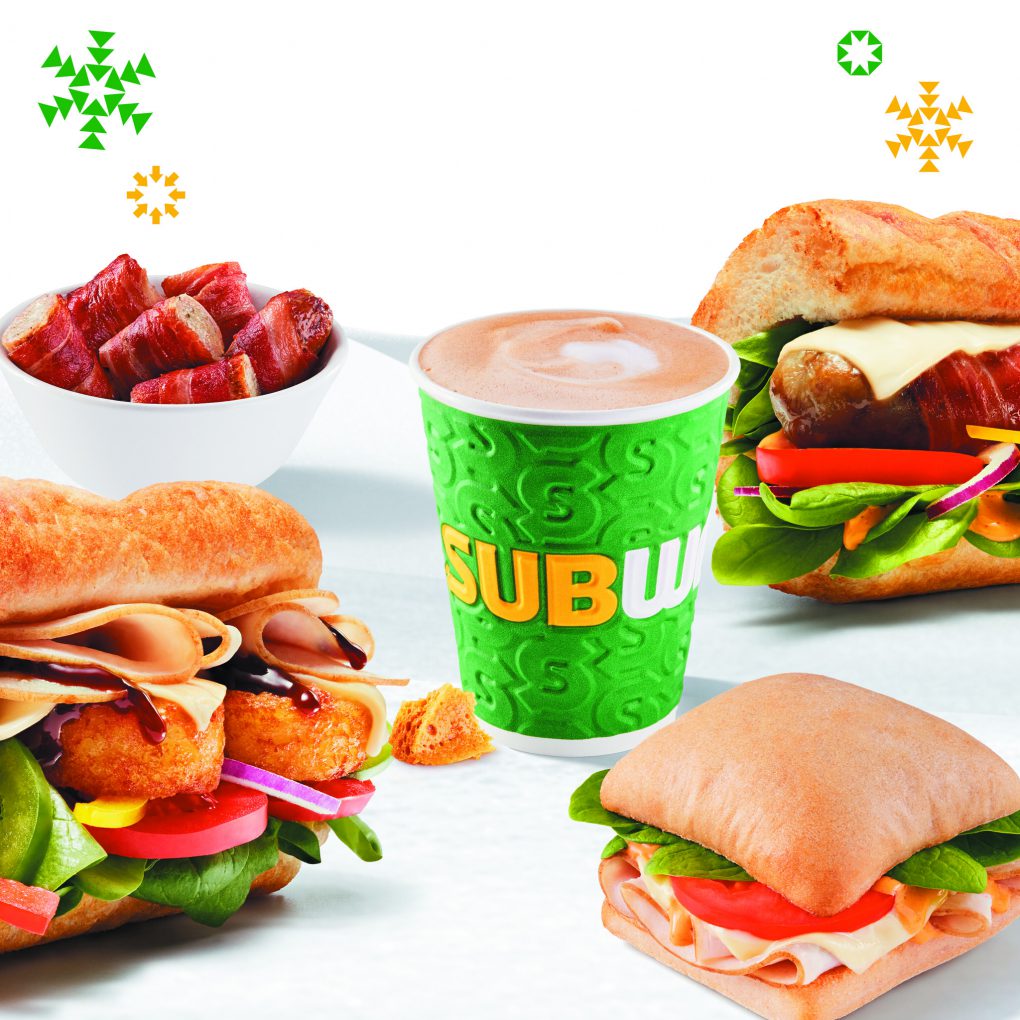 Subway reveal festive menu 2020 featuring the Pig In Blanket Sub